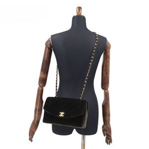 Chanel Diana 25 Matelasse Chain Shoulder Dark Green Shoulder Bag